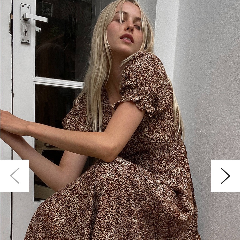 ✨NWT Faithfull Maggie Leopard Dress